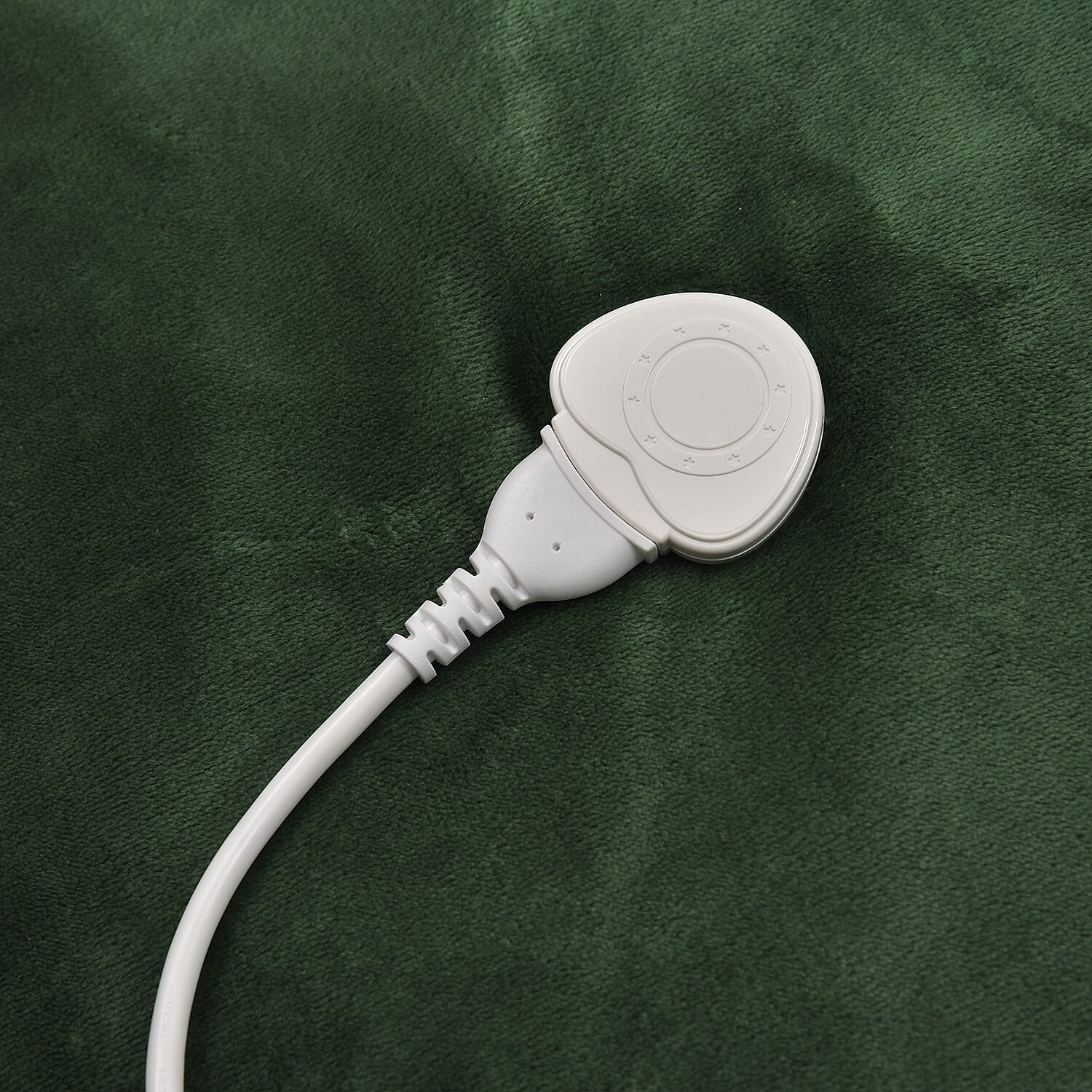 Electric Heated Double Layer Sherpa Blanket With 9 Heat Levels, Machine Washable and Timer (200x150 cm) - Green