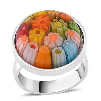 https://tjcuk.sirv.com/Products/78/1/7819435/Multi-Color-Murano-Glass-Ring-Pure-White-Stainless-Steel-5-00-pc-5-000_7819435.jpg?w=342&h=342