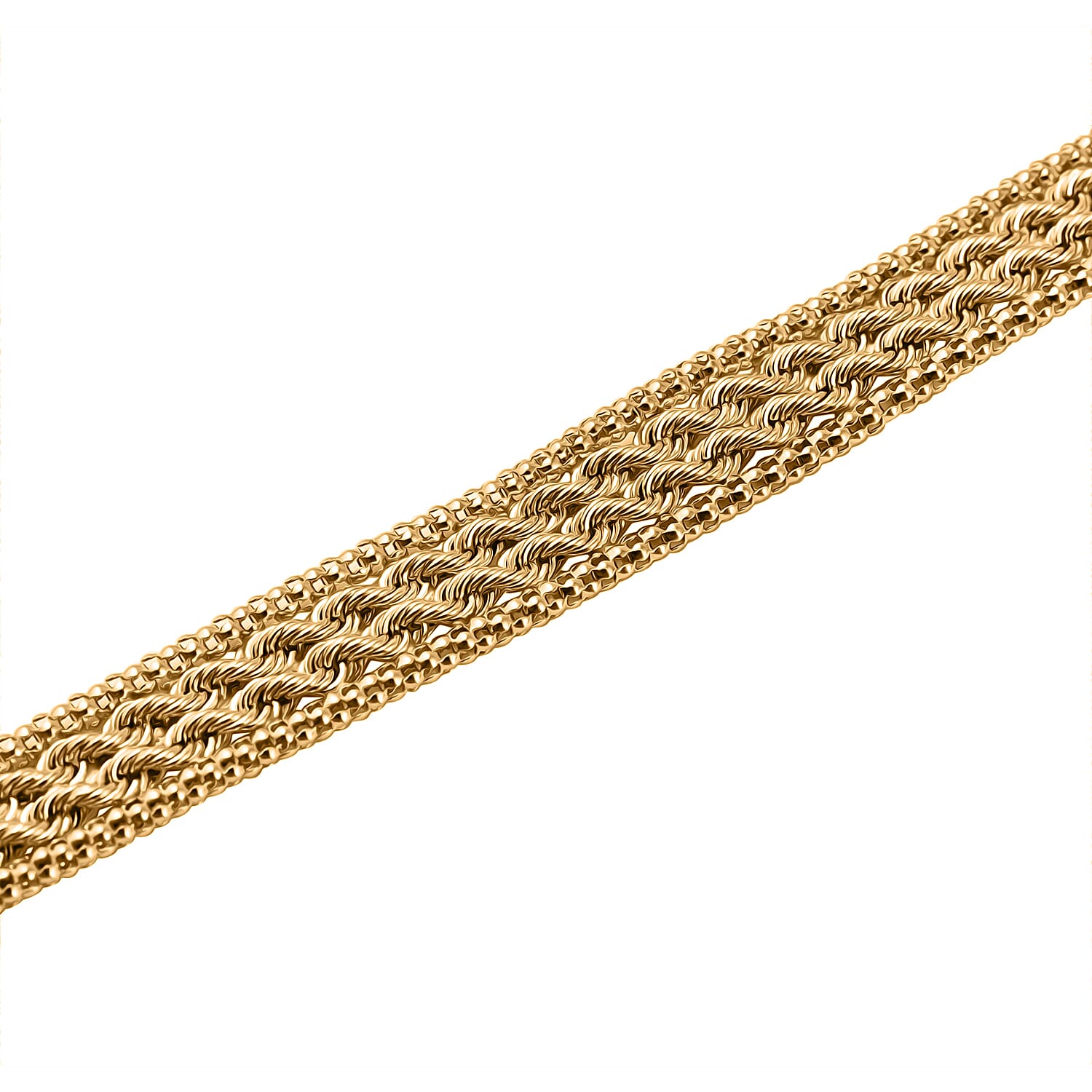 Maestro Collection - 9K Yellow Gold Rope Bracelet (Size - 7.5), Gold Wt. 5.80 Gms