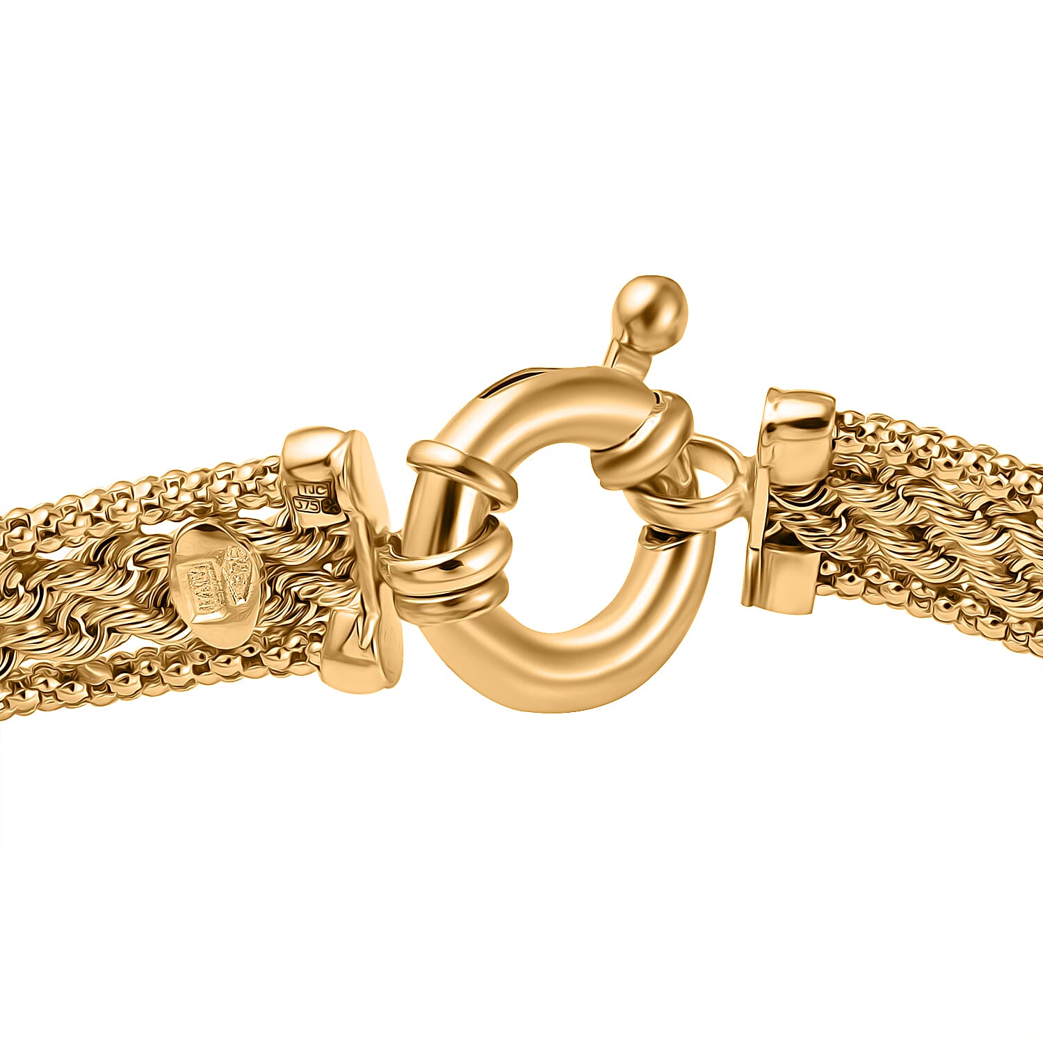 Maestro Collection - 9K Yellow Gold Rope Bracelet (Size - 7.5), Gold Wt. 5.80 Gms
