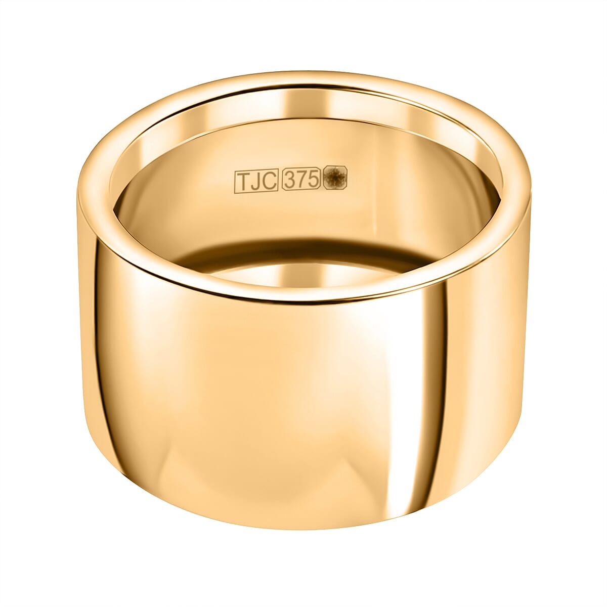Italian Gold Collection - Designer Inspired 9K Yellow Gold Ring