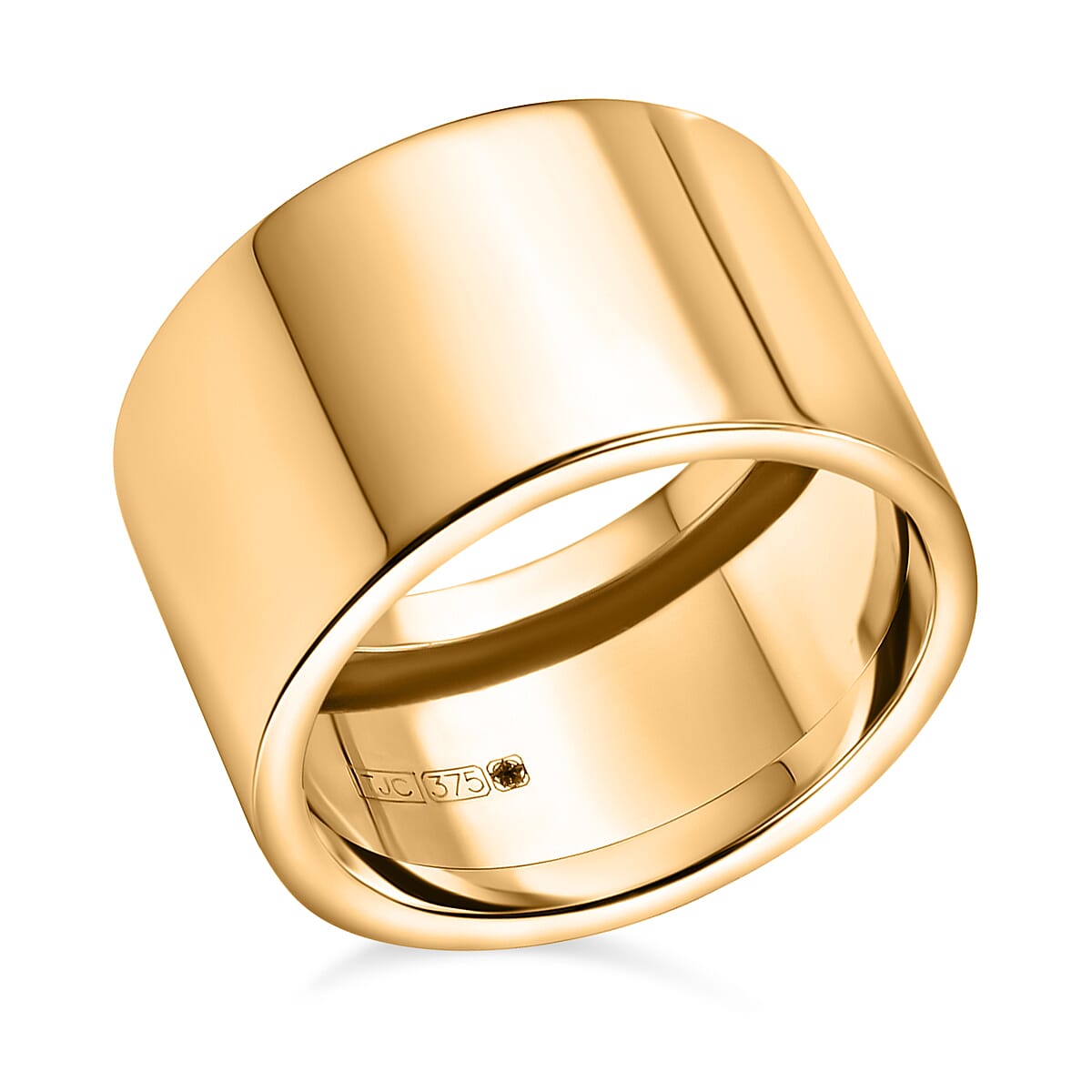 Italian Gold Collection - Designer Inspired 9K Yellow Gold Ring