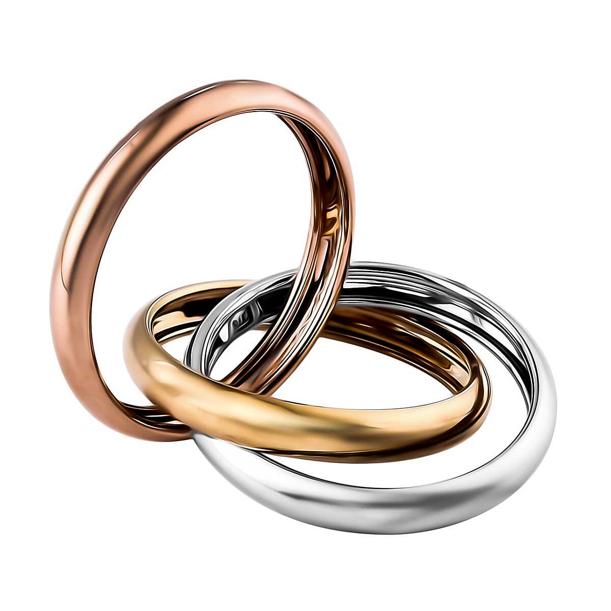 Maestro Collection- 9K Tricolour Gold Ring