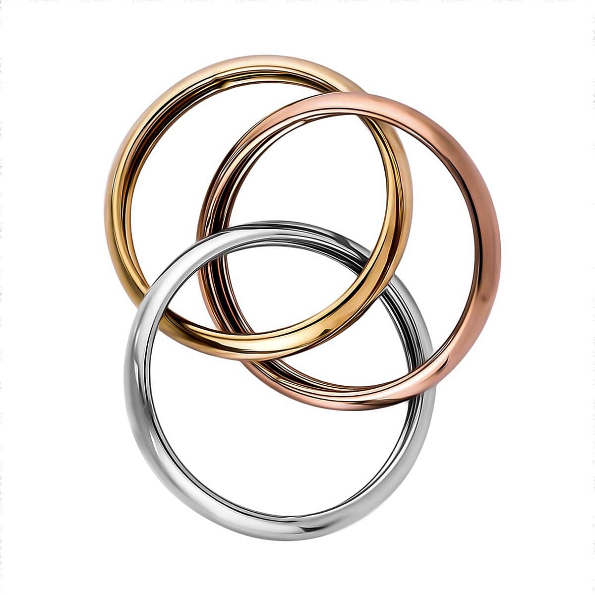 Maestro Collection- 9K Tricolour Gold Ring