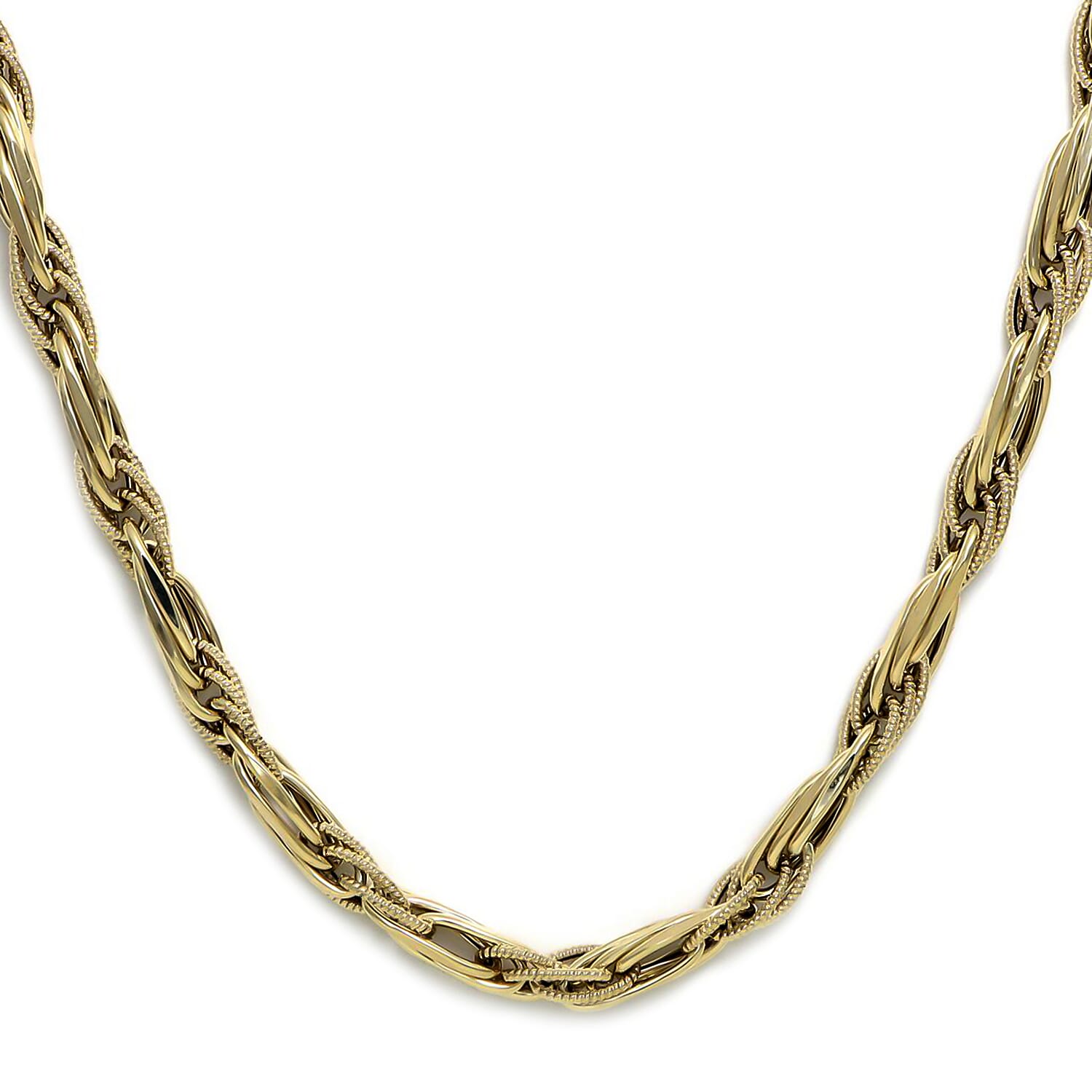 Maestro Collection - 9K Yellow Gold Necklace (Size - 20) - 7821259 - TJC