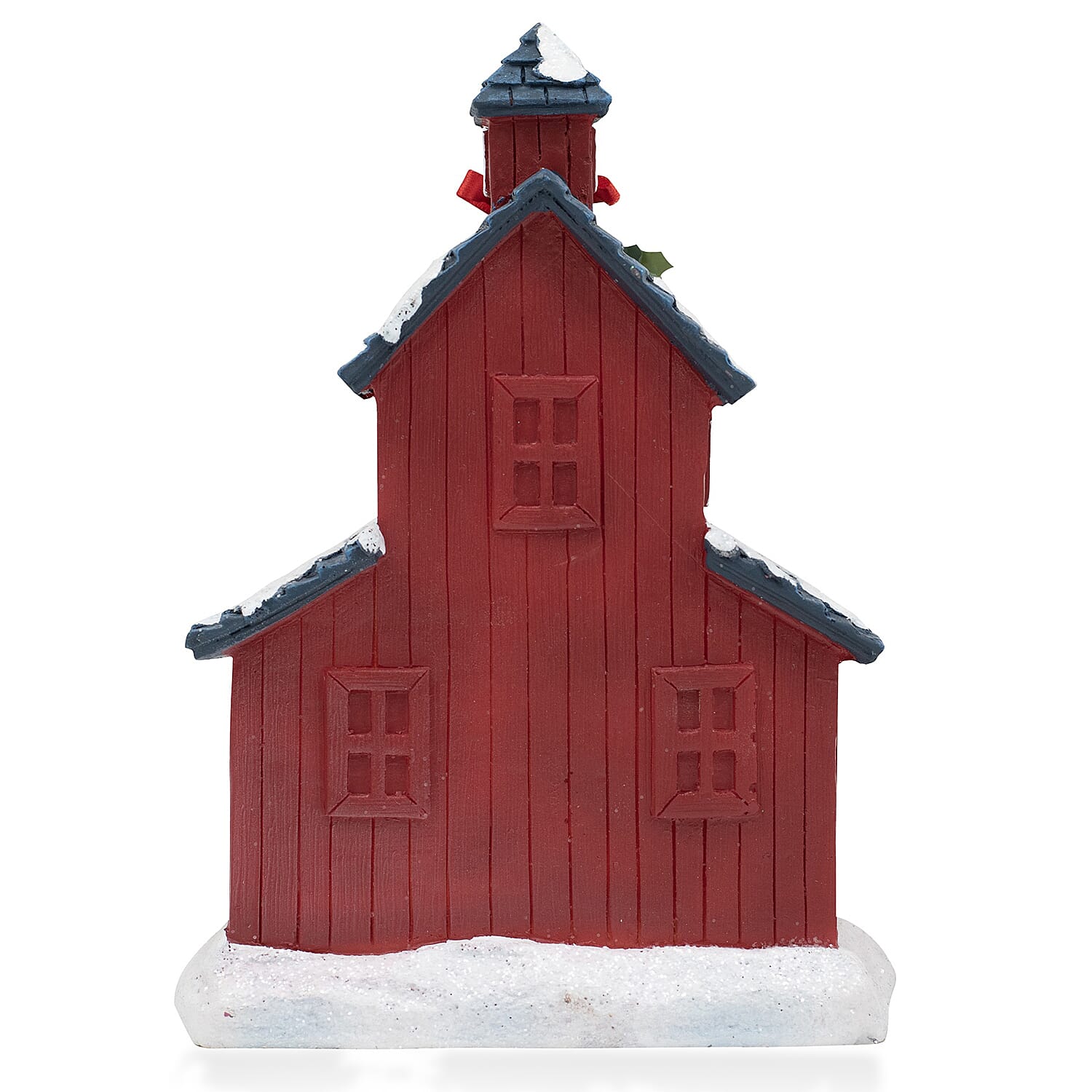 Christmas Light Up Snowy Church Box