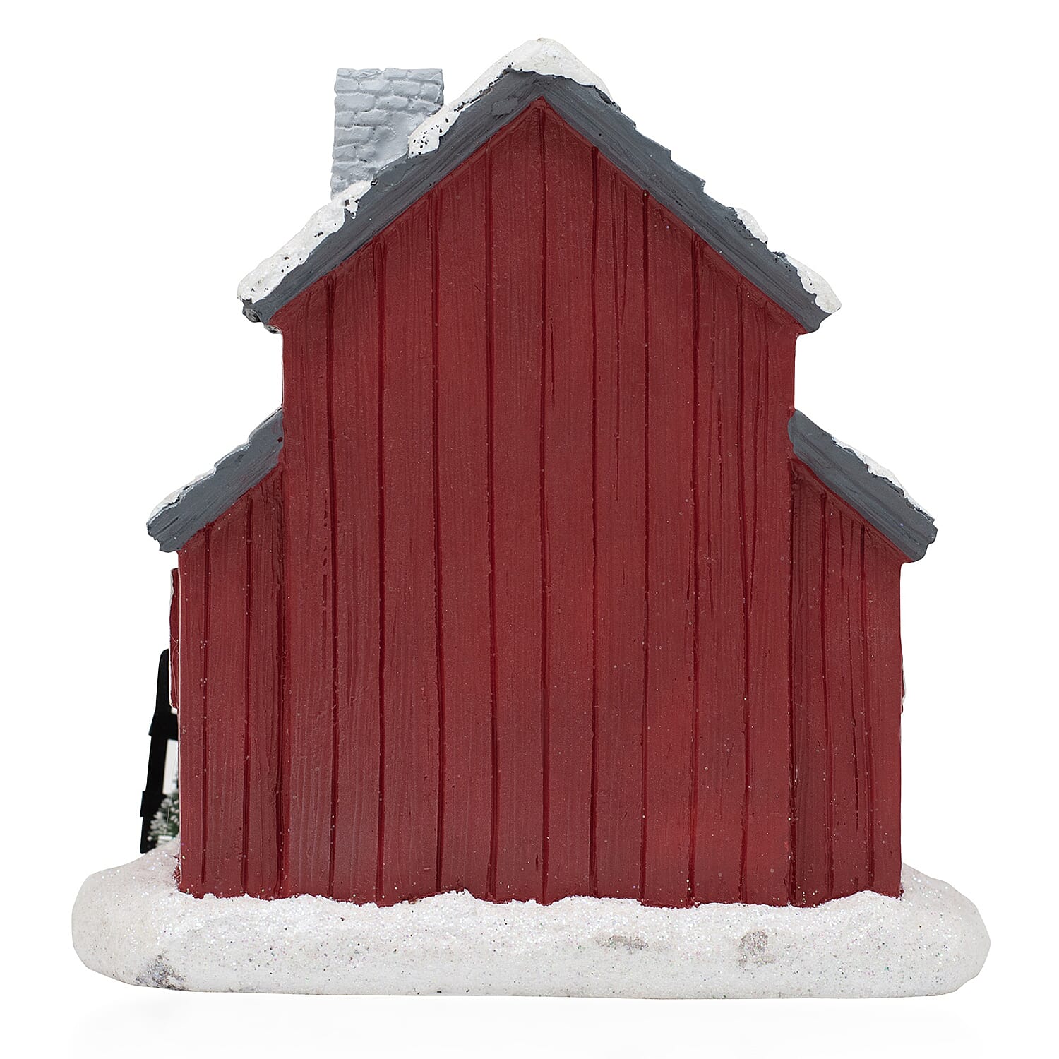 Christmas Snowy Stable box with Lights