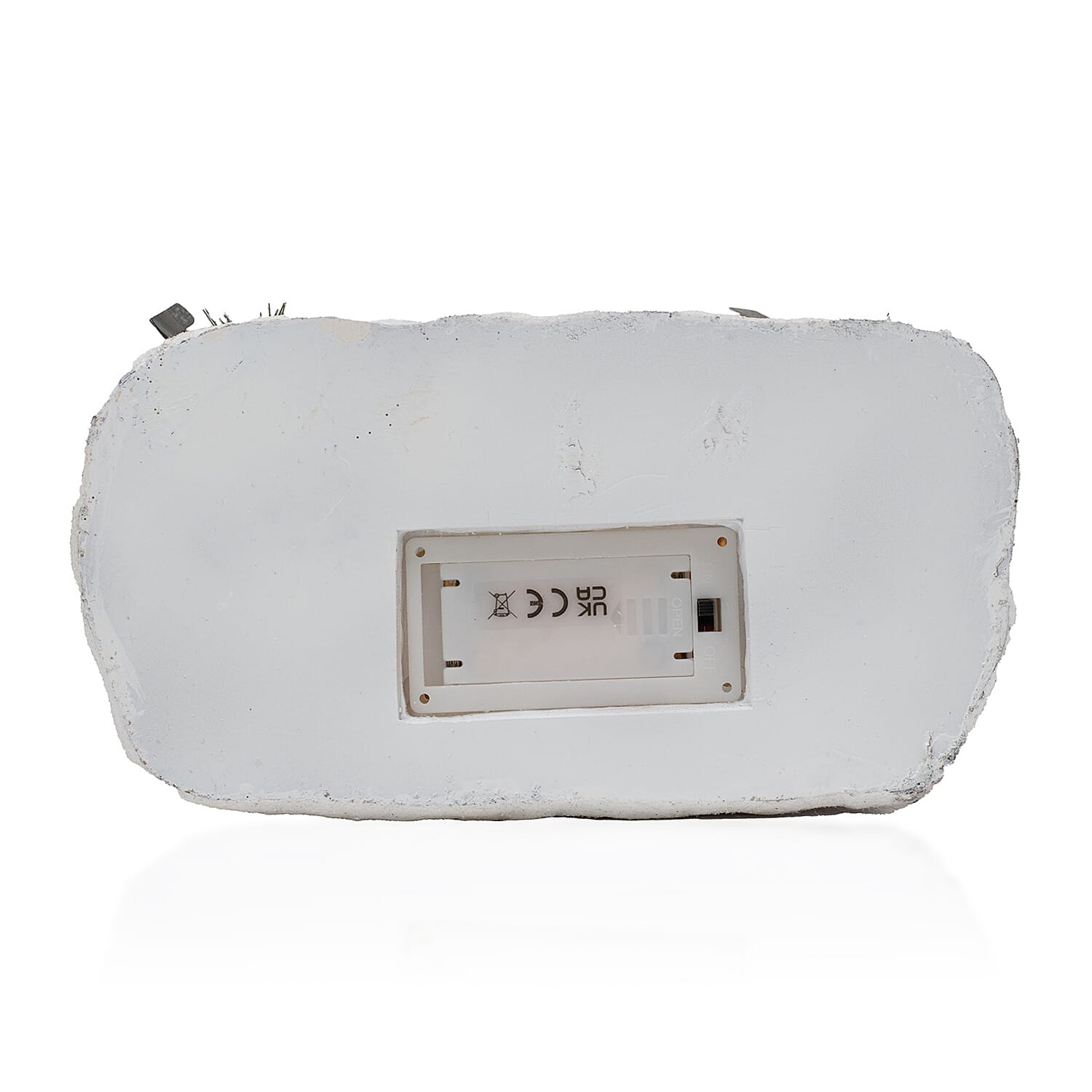 Christmas Snowy Stable box with Lights