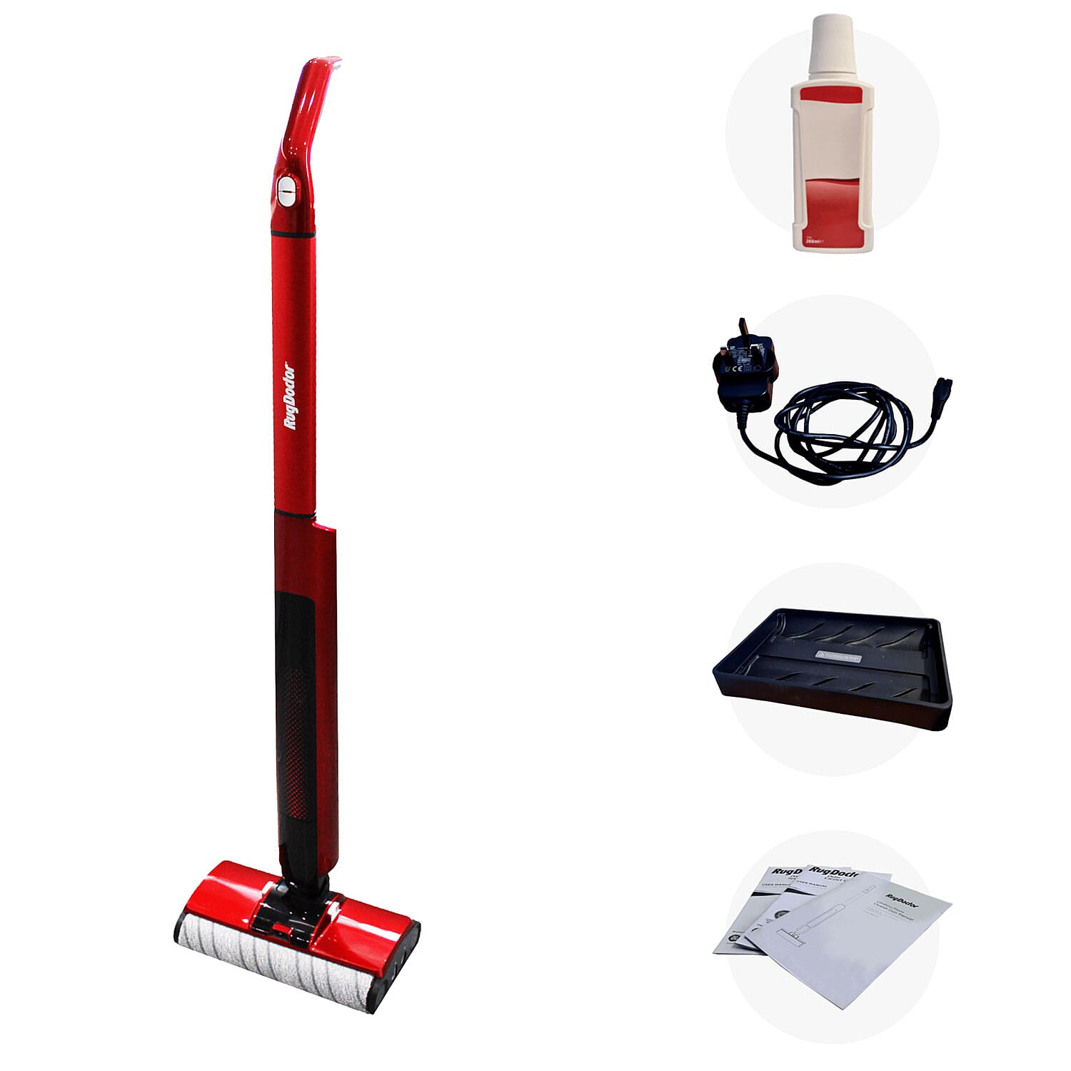 Mop (Size 28x17x113 cm) - Red