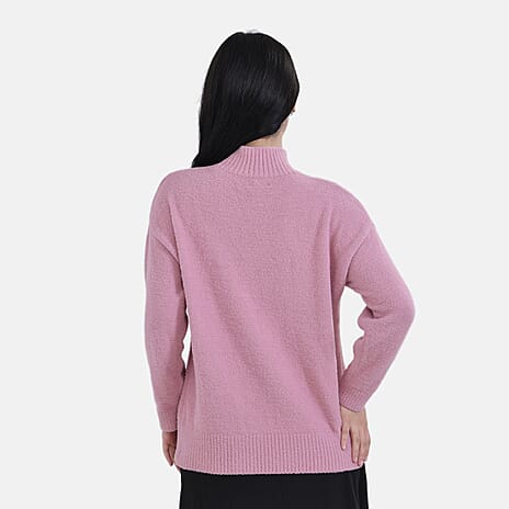 La Marey Alpaca-Like Sweater (Size L) - Dusty Pink