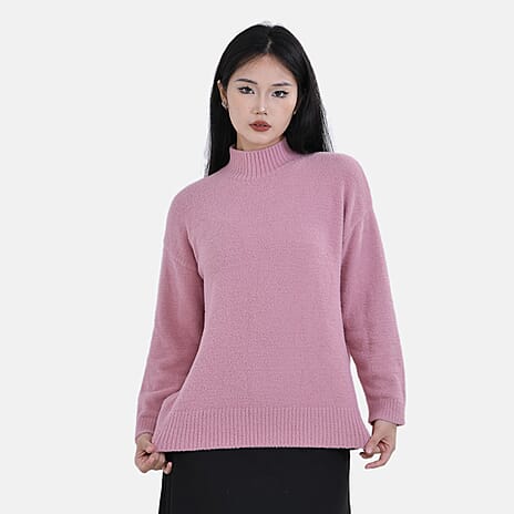 La Marey Alpaca-Like Sweater (Size L) - Dusty Pink