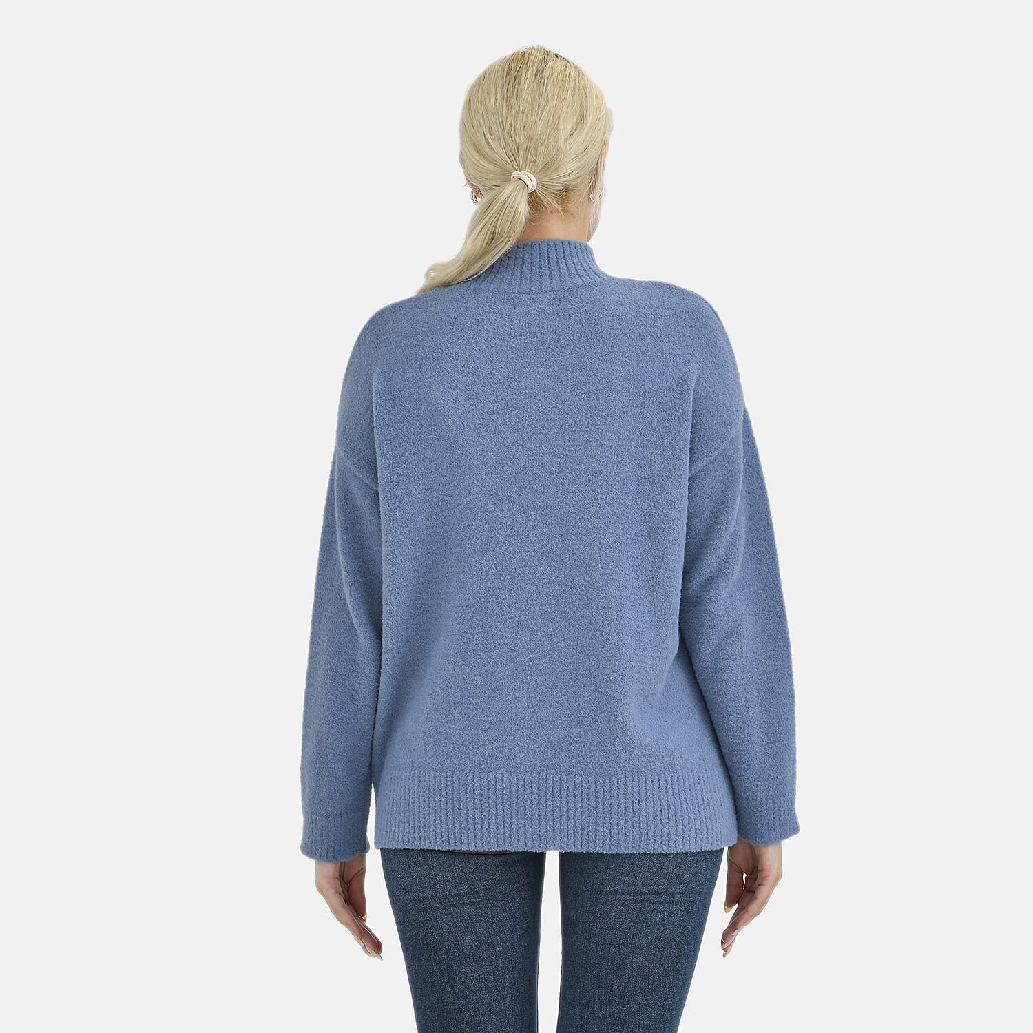 La Marey Alpaca-like Solid Womens Sweater