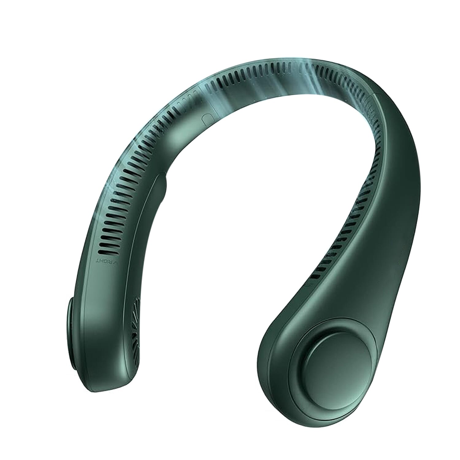 Cooling Neck Fan - USB Rechargeable Portable - Green