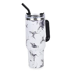 Insulated Steel Tumbler with Straw (1200ml)