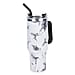 Insulated Steel Mug With Straw WIth Hot & Cold Insulation - 1200ML