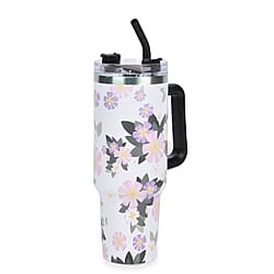 Insulated Steel Tumbler with Straw (1200ml)