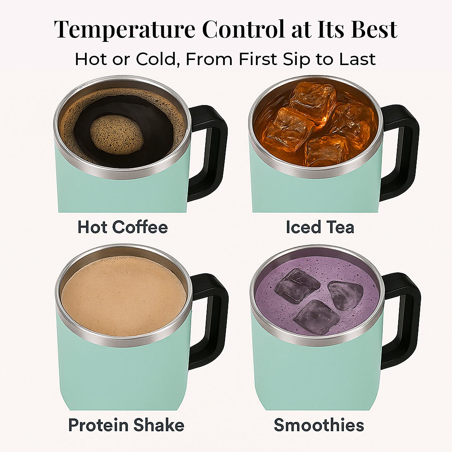 Coffee, Travel Mug and Tea Cup 1200ml - Turquoise