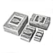Oxidized Owl Design Nested Set of 4 Boxes