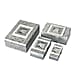 Oxidized Owl Design Nested Set of 4 Boxes