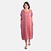 Pure and Natural 100% Cotton Woven Dress (One Size, 8-16) - Peach