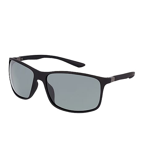 Ultra Polarizing Glare - UV 400 Protected Photochromatic Sunglasses with Blue Light Filter - Matt Black