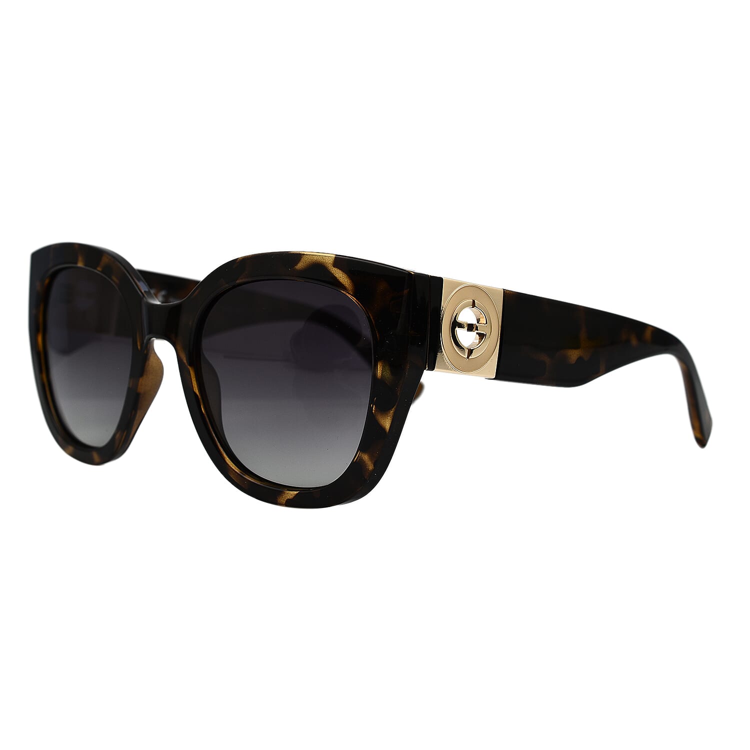 Ultra Polarizing UV 400 Protected Sunglasses with Blue Light Filter - Demi & Gold