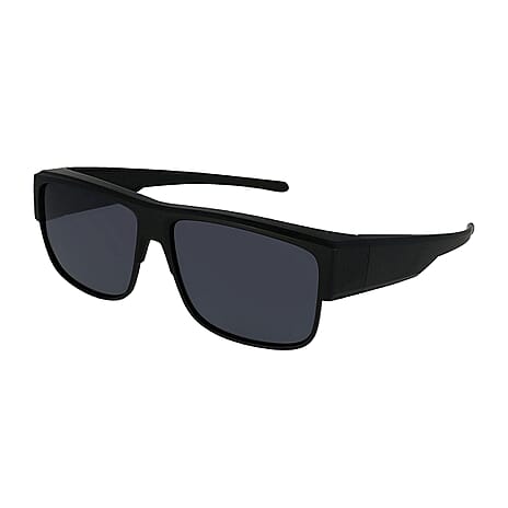 Ultra Polarizing UV 400 Protected Sunglasses with Blue Light Filter - Black