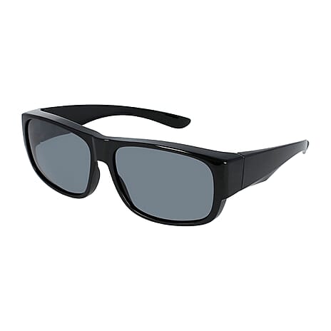 Ultra Polarizing UV 400 Protected Sunglasses with Blue Light Filter - Black