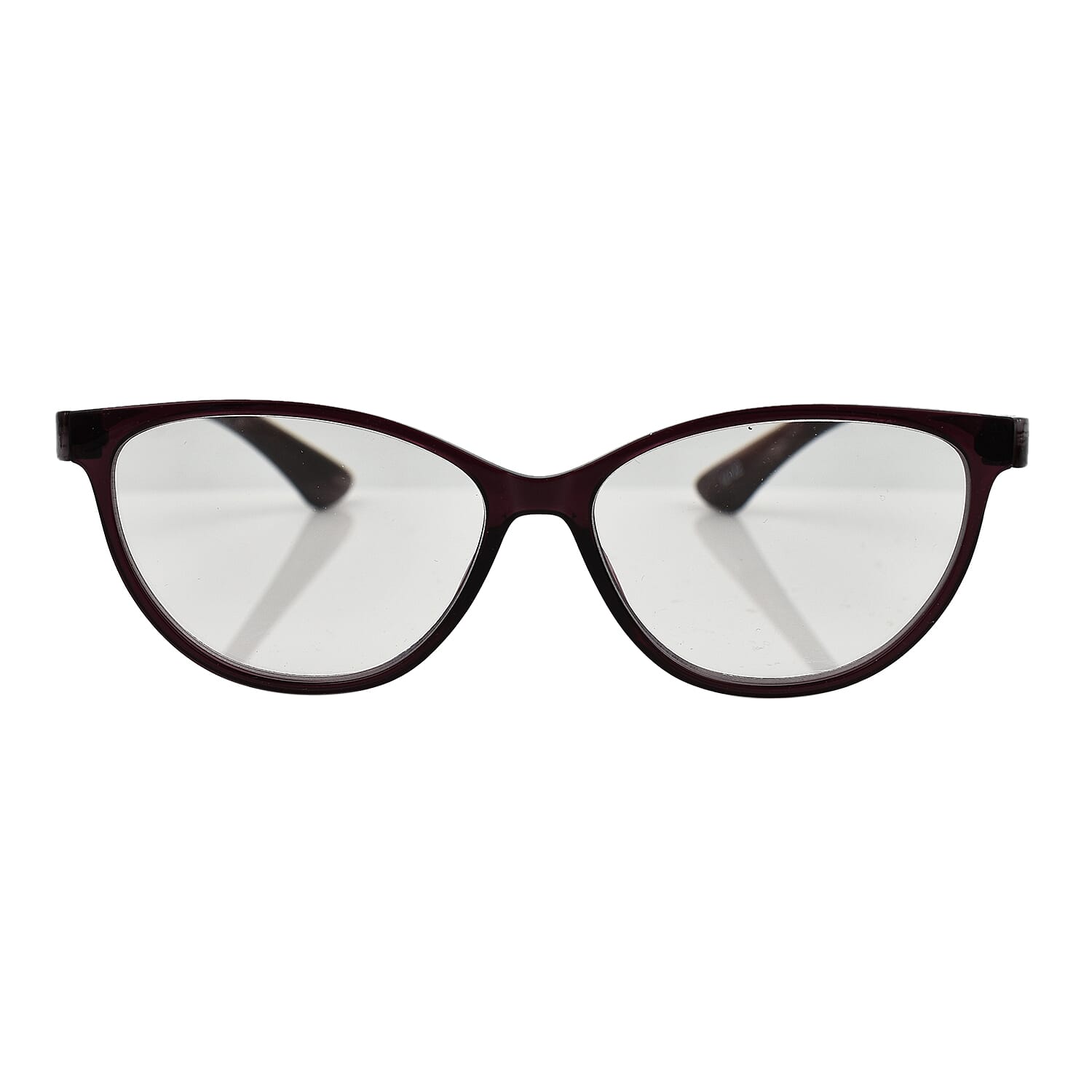 UV 400 Protection Blue Light Reading Glasses (Power -2.50) - Violet & Marble