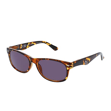 SWISS MADE UV 400 Protected Sunglasses & Premium Reading Glasses (Power_3)  - Demi