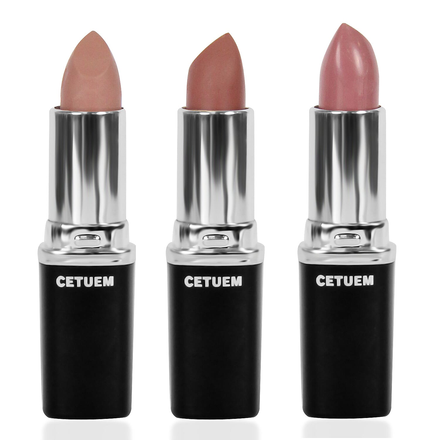 Cetuem Lipstick Trio Bundle Nudes ( Incl. Shade No.17,99,74)