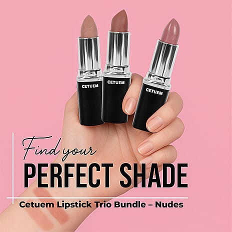 Cetuem Lipstick Trio Bundle Nudes ( Incl. Shade No.17,99,74)