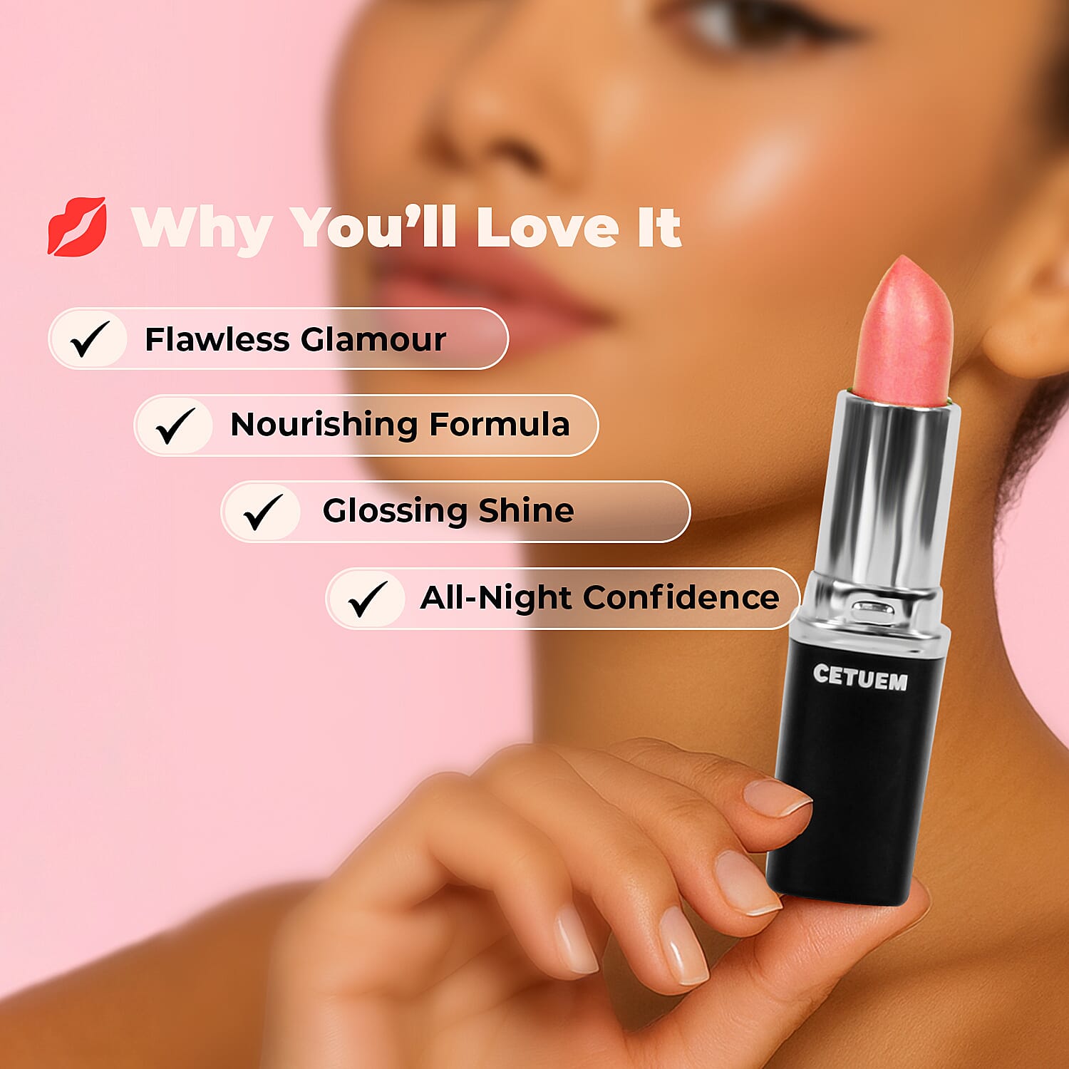 Cetuem Lipstick Trio Bundle Pink (Incl. Shade No. 238,59,192)