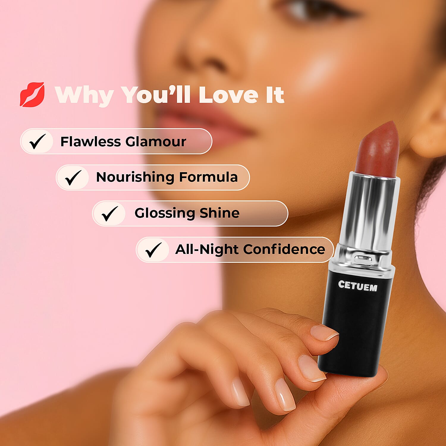 Cetuem Lipstick Trio Bundle Corals (Incl.Shade No. 48,78,88)