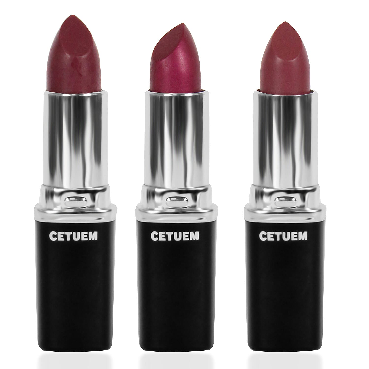 Cetuem Lipstick Trio Bundle Plums (Incl. Shade No. 43,50,102)