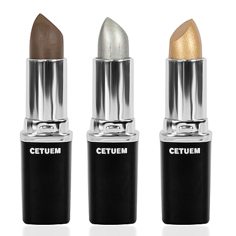 Cetuem Lipstick Trio Bundle Shimmers (Incl. Shade No. 0,01,02)