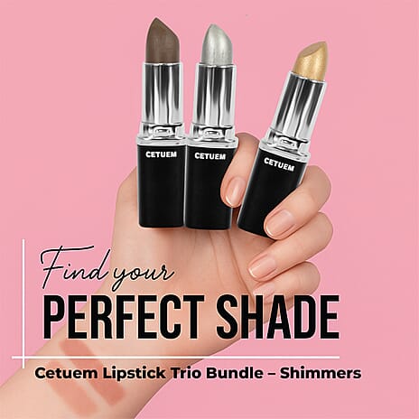 Cetuem Lipstick Trio Bundle Shimmers (Incl. Shade No. 0,01,02)