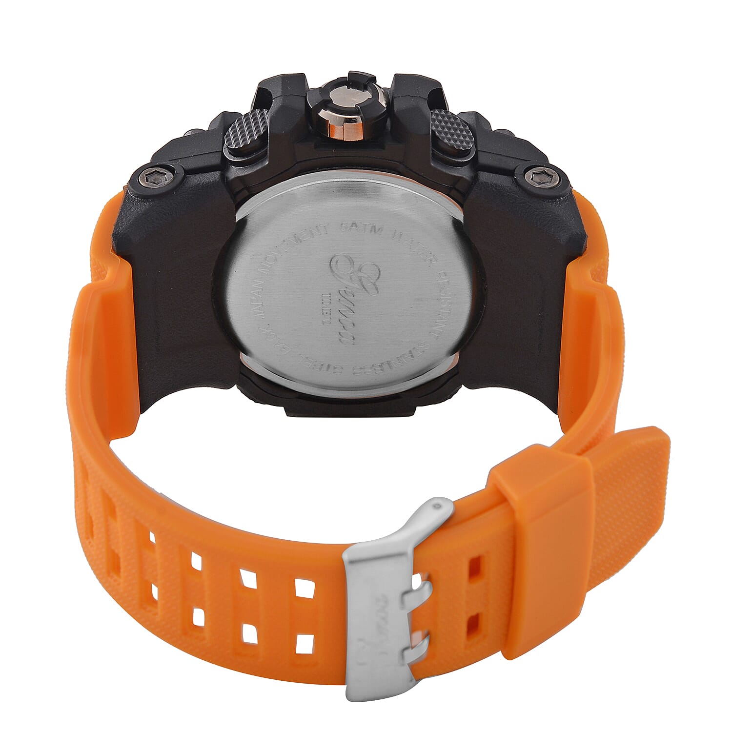 GENOA TIME V2, PC21S Japan movement 5ATM Watch - Orange GENOA TIME V2, PC21S Japan movement 5ATM Watch - Orange
