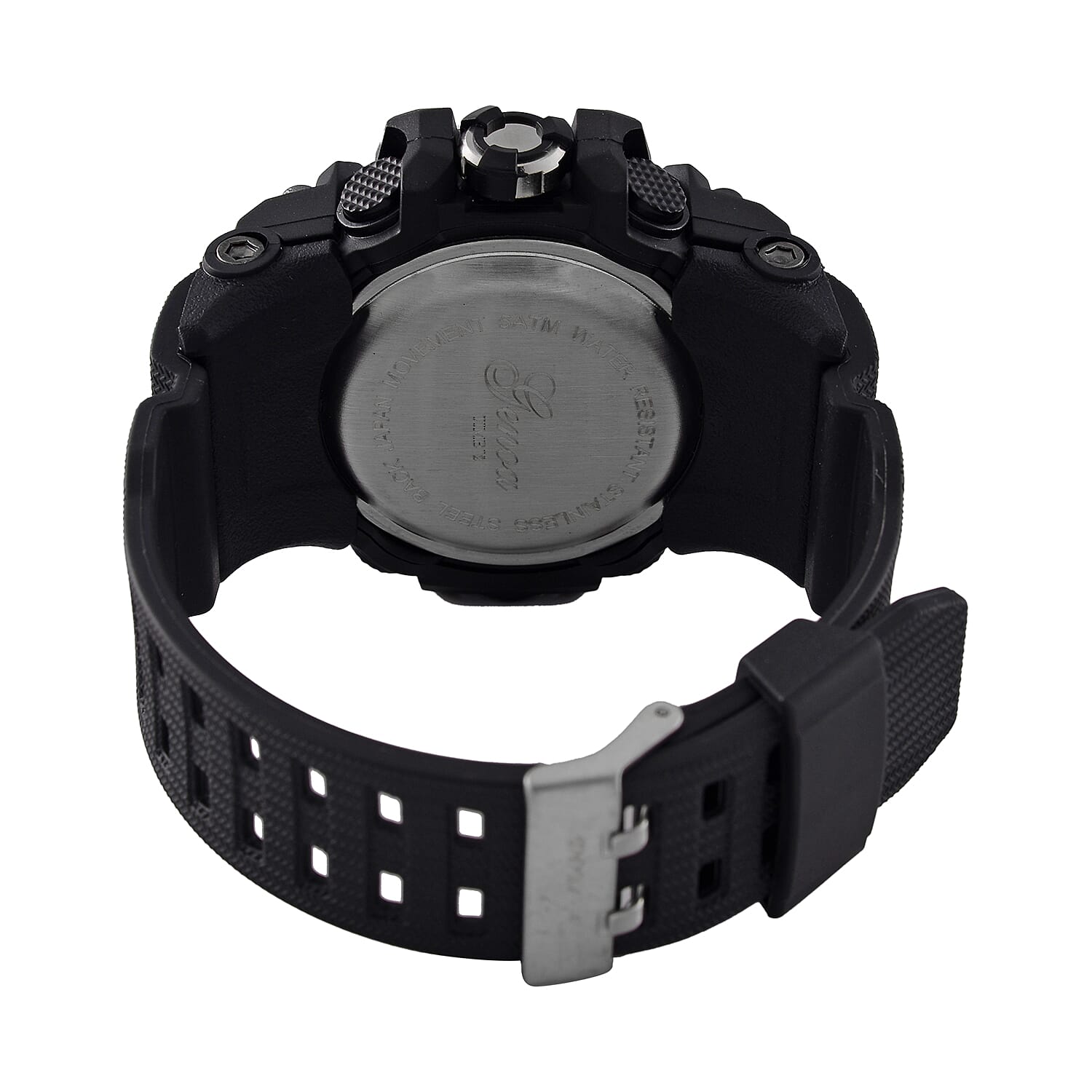 GENOA TIME V2, PC21S Japan movement 5ATM Watch - Black GENOA TIME V2, PC21S Japan movement 5ATM Watch - Black