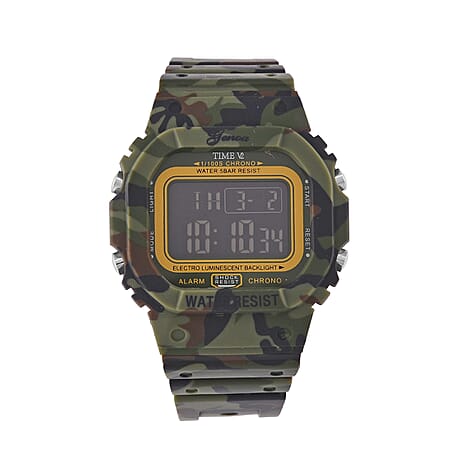 GENOA TIME V2, Electronic Movement Ladies Watch - Green