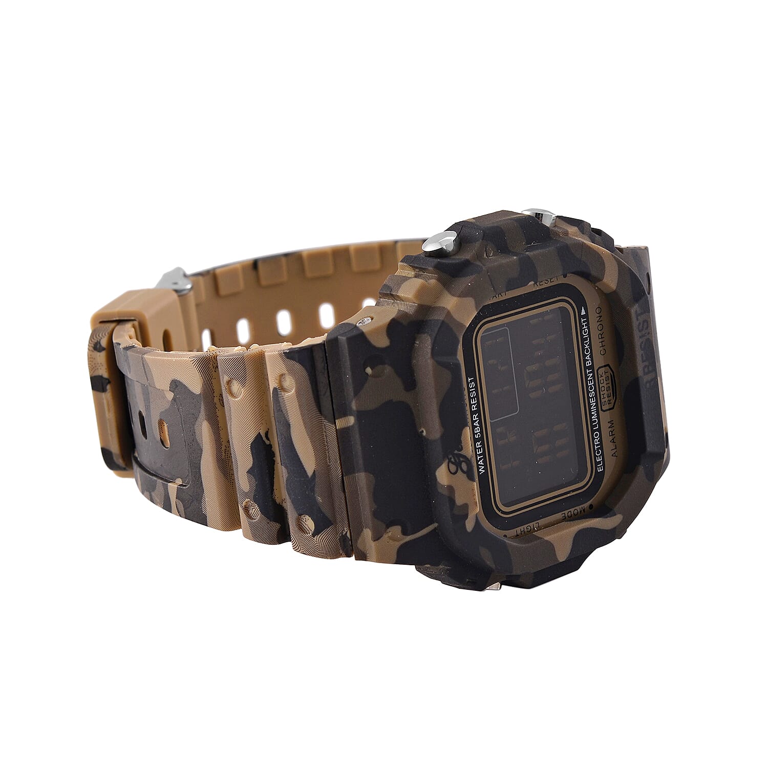 GENOA TIME V2, Electronic Movement Ladies Watch - Khaki