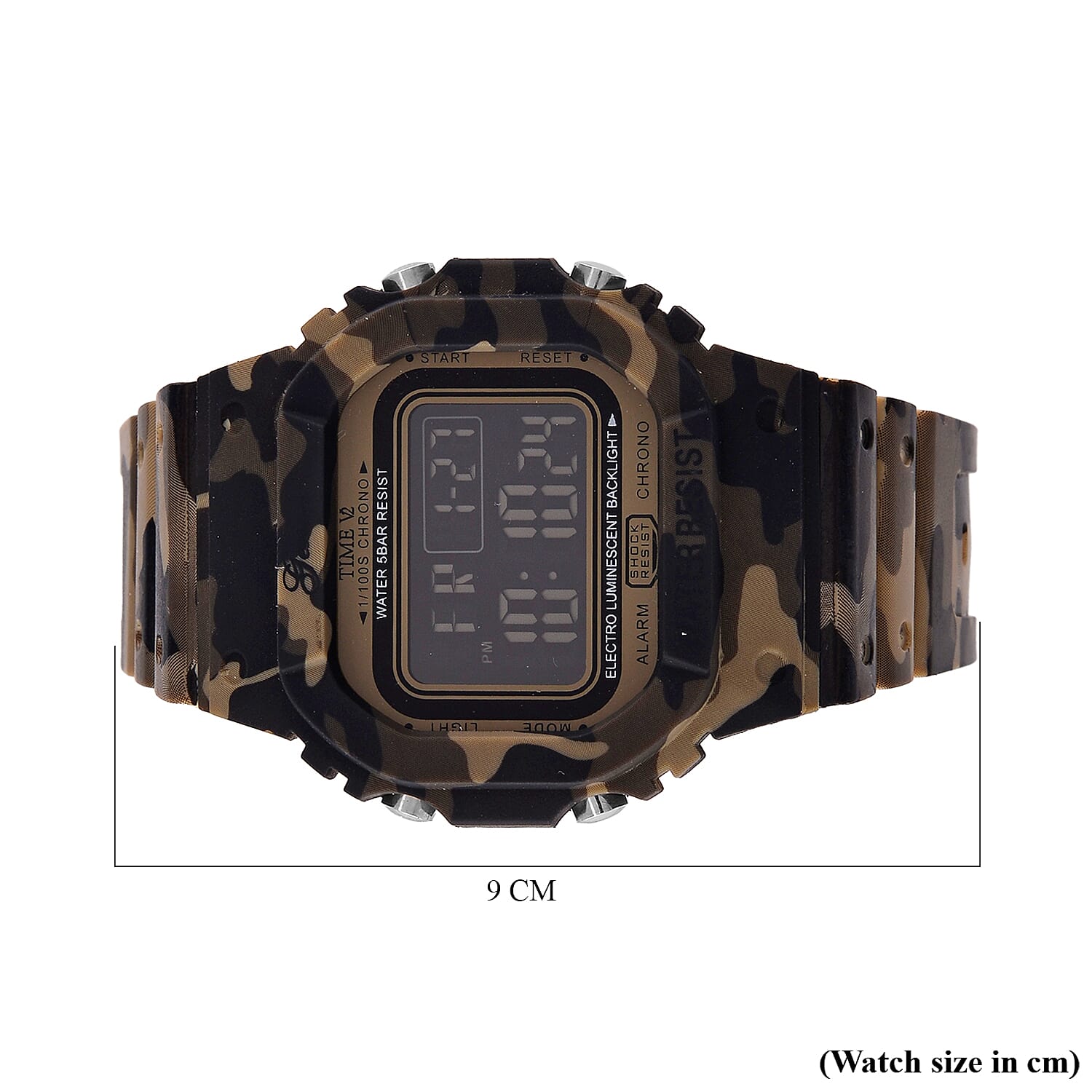 GENOA TIME V2, Electronic Movement Ladies Watch - Khaki