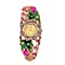 STRADA Japan Movt. Multi-Colour Crystal and Enamelled Bangle Watch