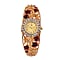 STRADA Japan Movt. Multi-Colour Crystal and Enamelled Bangle Watch
