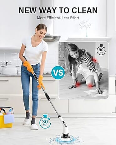 7 in 1 Electric Cleaning Brush (Power 25W) - White