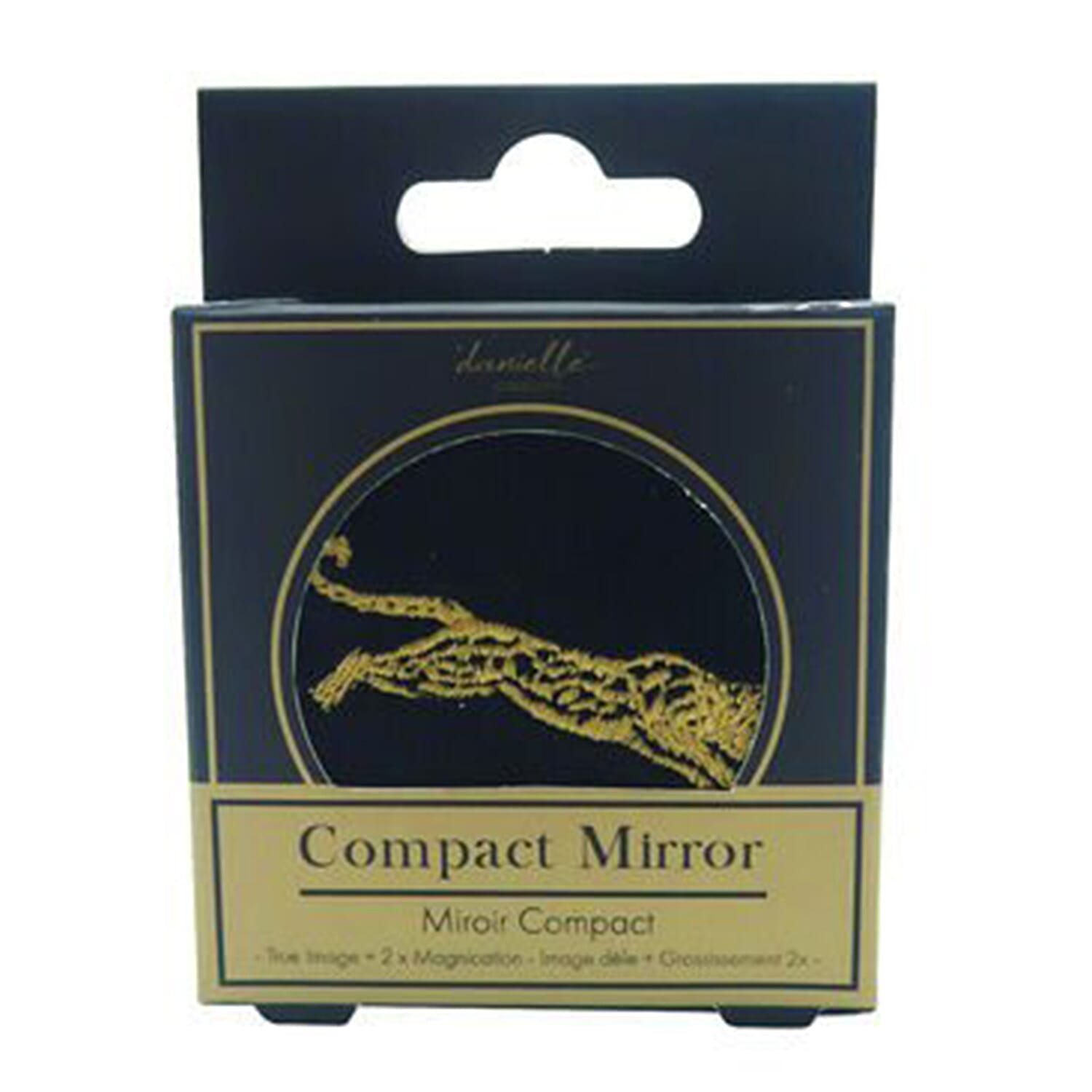 Danielle 5 Piece Set - Eyemask & Earplugs, Compact Mirror, Shower Cap, Manicure Set and Cosmetic Bag