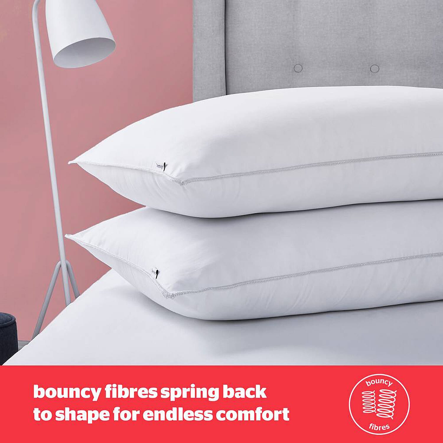 Silentnight Bounceback Pillows - x2 Pillows