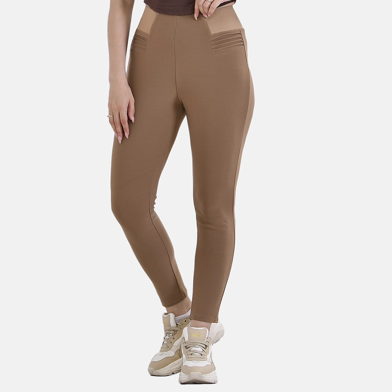 La Marey Ponte Trouser (Size 8-10) - Brown