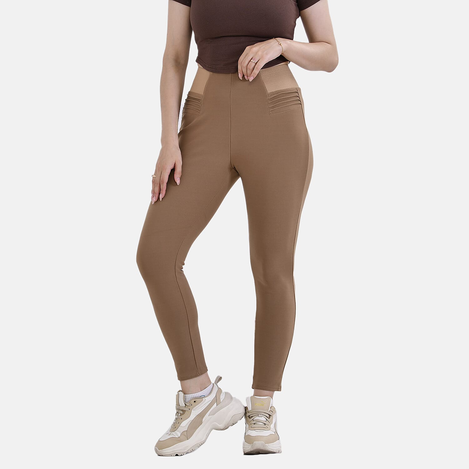 La Marey Ponte Trouser (Size 8-10) - Brown