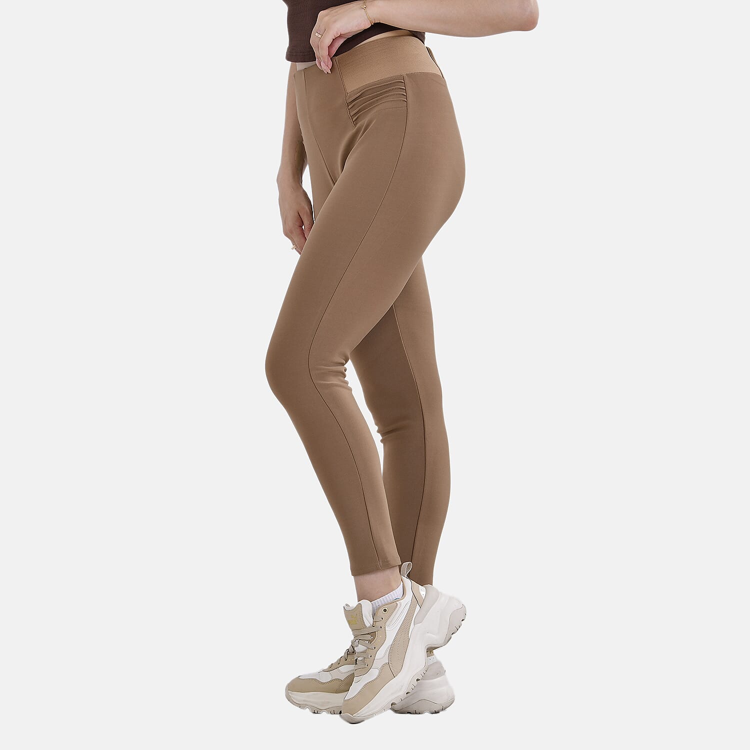 La Marey Ponte Trouser (Size 8-10) - Brown